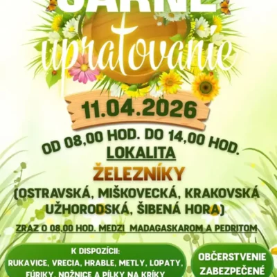 Jarné upratovanie Železníky